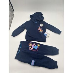 Ms Rachel Hoodie & Sweatpants Set Size 12 Months